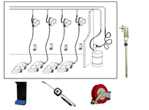 气动机油数显计量集中供油系统 气动机油加注机定制