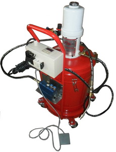 A55-D气动黄油定量加油机 气动油脂计量注油器 巨川气动黄油枪厂家