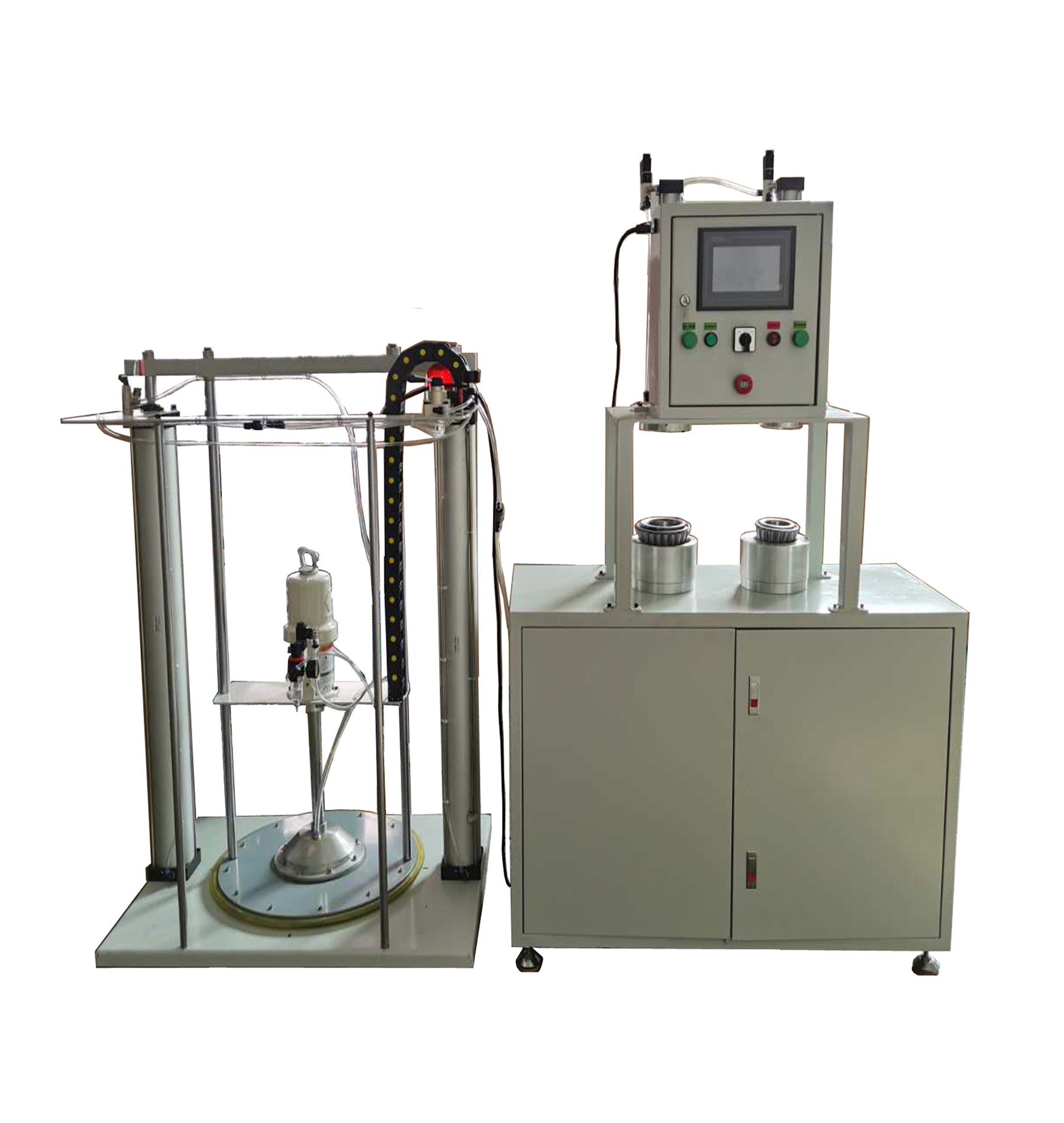 JC900-6200双立柱气动润滑脂定量加注机 轴承黄油定量加油机巨川大桶黄油枪厂家定制