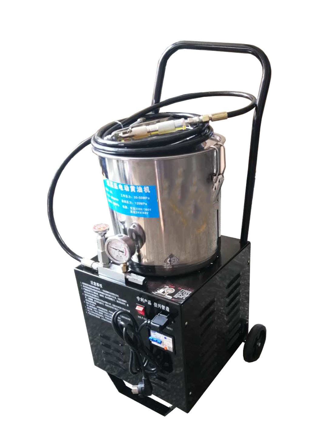 TI-20L高压电动黄油加注机 电动润滑脂加油机巨川厂家直供