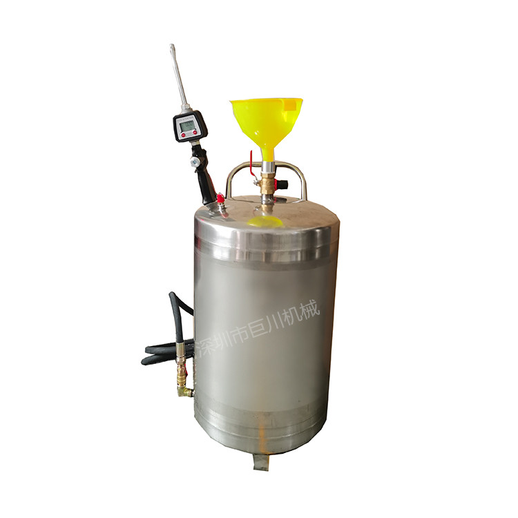 33070气动液压油加注机 数显计量加油枪巨川厂家