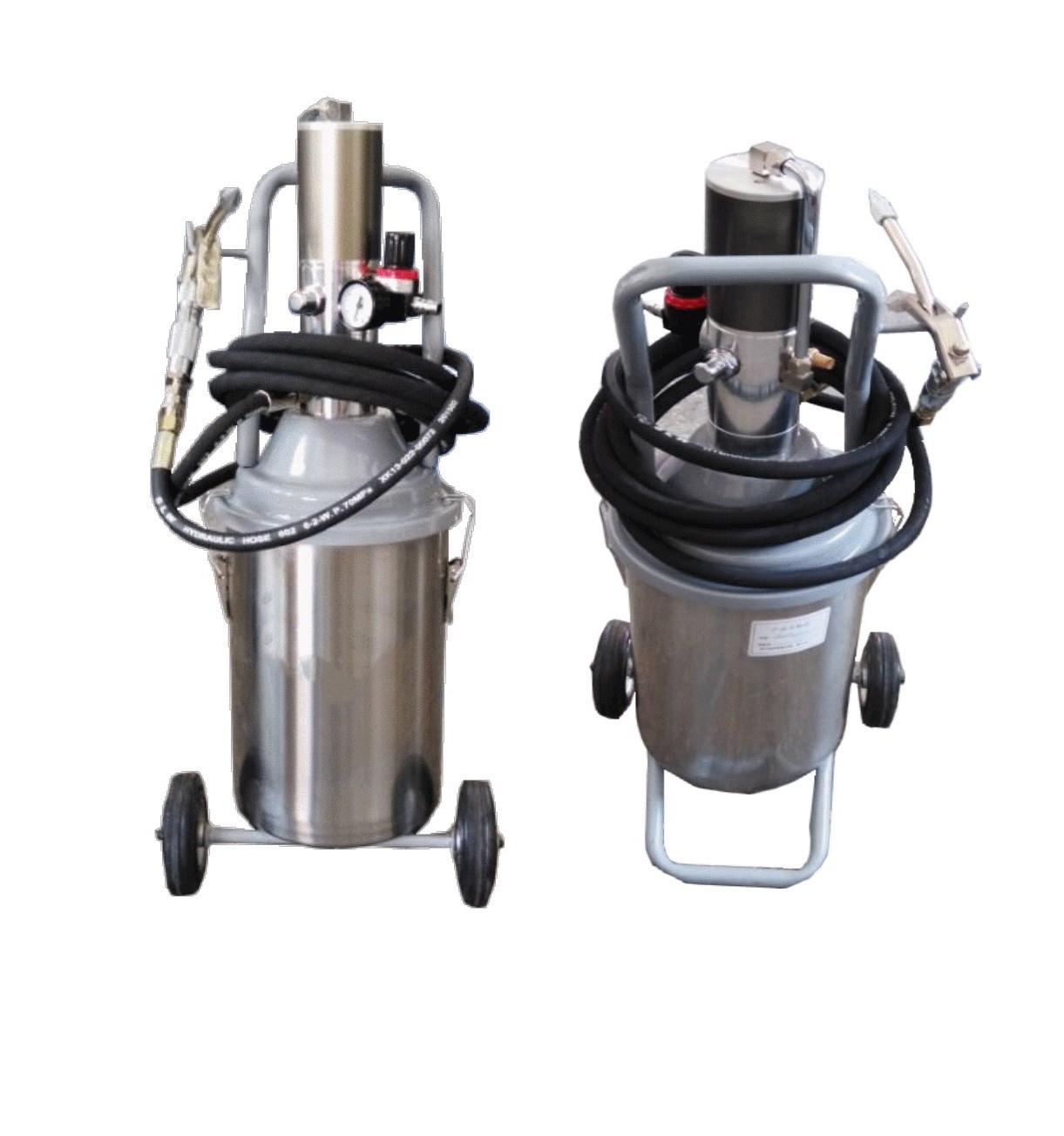 68313气动黄油机 气动润滑脂抽油机巨川气动黄油枪厂家