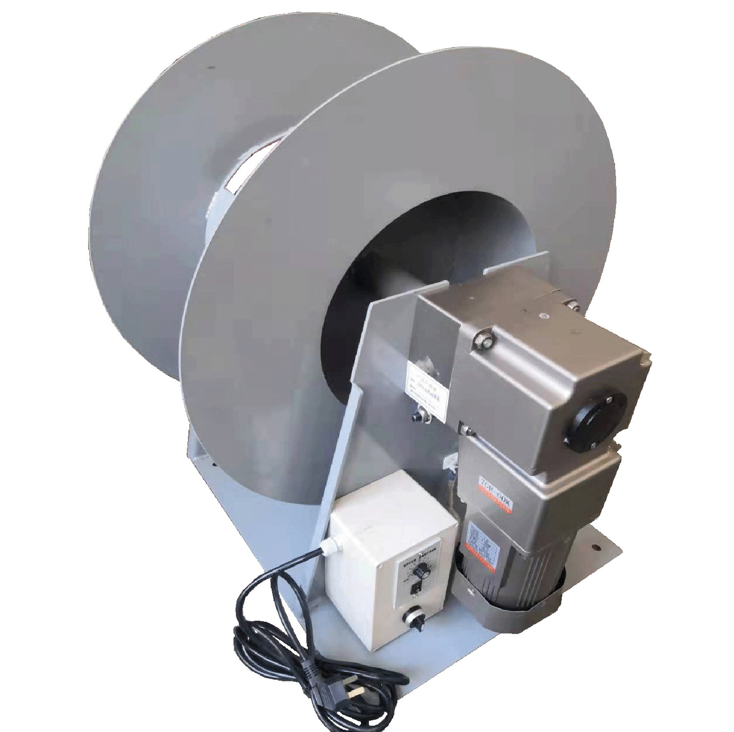 TI220V电动卷管器,电动油管绕管盘大管径厂家定制