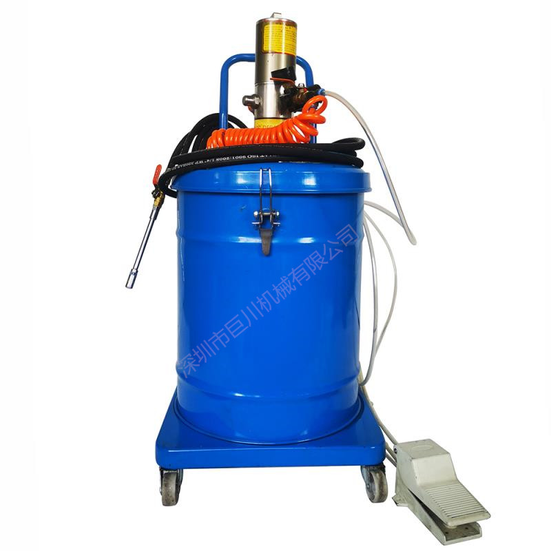 TI620气动黄油定量加注机 气动高压油脂加油枪巨川厂家