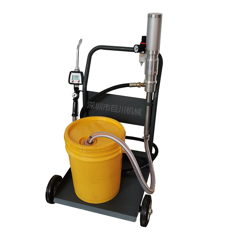 20L小型移动气动加油枪 气动润滑油加油机巨川厂家