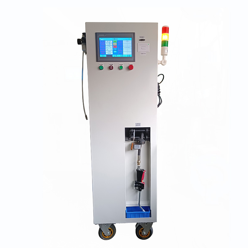 防冻液定量加注机抽真空密检远程连网加注设备电动机油加注机巨川厂家