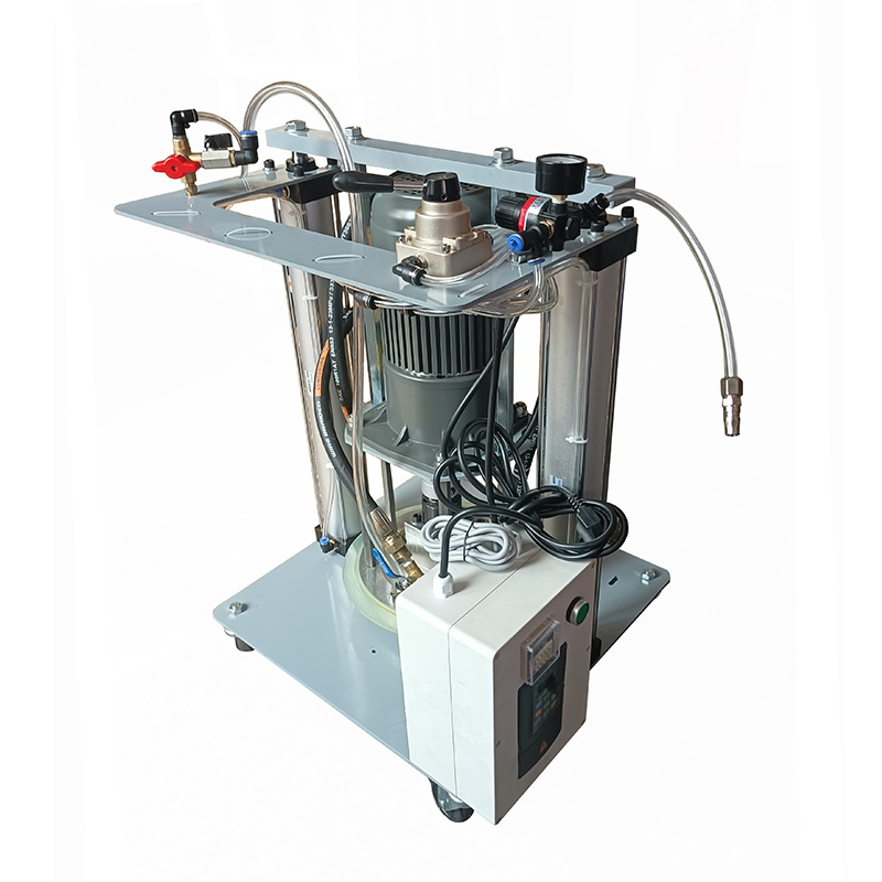 TI-6110E双立柱电动黄油定量加注机 高压润滑脂定量加注机巨川电动黄油枪厂家