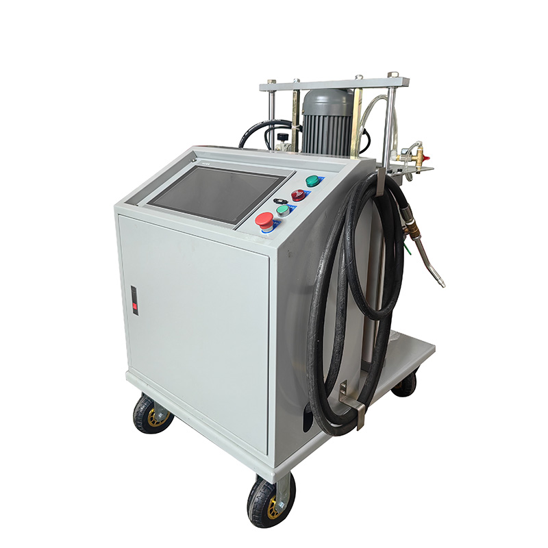 JC900-6100双立柱电动黄油定量加注机 PLC轴承润滑脂数显计量注油机巨川气动黄油枪厂家