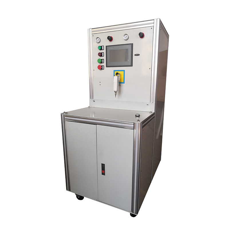 柜式双立柱气动黄油定量加注机 PLC预设定润滑脂注油机巨川气动黄油枪厂家