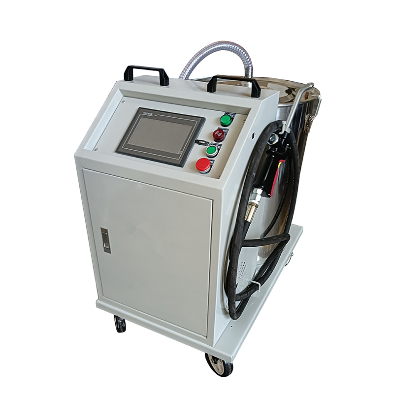 220V电动润滑油定量加注机 齿轮箱机油预设定抽油机 巨川齿轮油定量加油枪厂家